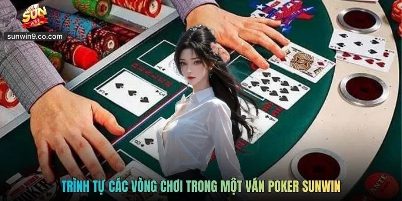 Trình Tự Các Vòng Chơi Trong Một Ván Poker Sunwin